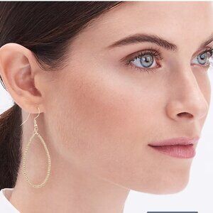 J. Crew Beaded hoop earrings, NWT